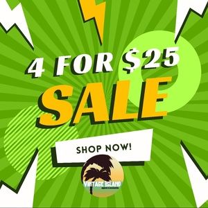 ⚡️4 for $25 ⚡️